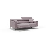 Canap en tissu impermable 169 cm rose