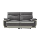 Canap velours 3 places gris