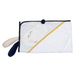 Cape de bain et gant en coton Cape de bain et gant en coton
