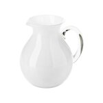Carafe ballon en acrylique blanc 2 litres