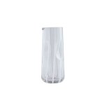 Carafe � eau blanc en verre �10xh23cm