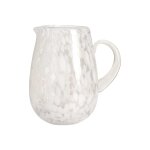 Carafe  eau blanc en verre 15, 3xh20cm