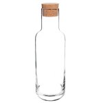 Carafe en verre avec bouchon en lige 1l