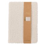 Carnet et housse bouclettes crues