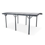 Carport de 15m² en aluminium anthracite Carport de 15m² en aluminium anthracite