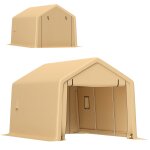 Carport tente de garage 3x5, 2m polyester jaune Carport tente de garage 3x5, 2m polyester jaune