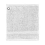 Carre avec oeillet pur coton blanc 30x30 cm