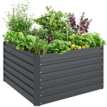 Carré potager capacité 540l en acier galvanisé 100x100x56cm Carré potager capacité 540l en acier galvanisé 100x100x56cm