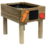 Carré potager enfant en bois marron 50 x 40 x 45 cm 40l Carré potager enfant en bois marron 50 x 40 x 45 cm 40l