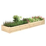 Carr potager de jardin feutre de drainage sparation bois de sapin