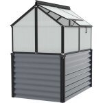 Carr potager surlv avec serre gaia jumbo noir