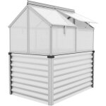 Carr potager surlv avec serre gaia jumbo zinc aluminium