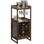 Casier  vin design industriel support verres  vin intgr