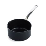 Casserole bec verseur barcelona pro 16 cm sans couvercle noir en