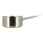 Casserole professionnelle acier inoxydable 18cm - tous feux