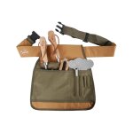 Ceinture à outils de jardin en polyester vert Ceinture à outils de jardin en polyester vert