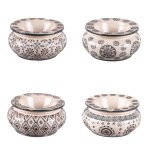 Cendrier 12 cm (1 modle alatoire) multicolore en cramique