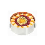 Cercle à gâteau 10 cm en acier inoxydable argent Cercle à gâteau 10 cm en acier inoxydable argent