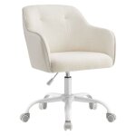 Chaise de bureau fauteuil ergonomique rglable en hauteur beige
