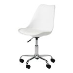Chaise de bureau  roulettes blanche