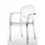 Chaise design en plastique transparent Chaise design en plastique transparent