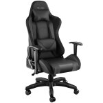 Chaise de gaming dossier réglable avec fonction massage et led noir Chaise de gaming dossier réglable avec fonction massage et led noir