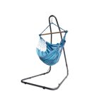 Chaise hamac xxl en coton multicolore et support en métal Chaise hamac xxl en coton multicolore et support en métal