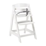 Chaise haute bébé évolutive en bois blanc Chaise haute bébé évolutive en bois blanc