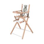 Chaise haute extra - pliante hybride blanc
