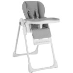 Chaise haute pliable rglable en hauteur avec harnais  5 points blanc
