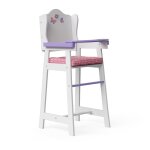 Chaise haute pour poupe bb 57. 8 cm, blanc