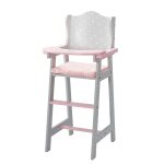 Chaise haute pour poupée bébé 57. 8 cm, gris Chaise haute pour poupée bébé 57. 8 cm, gris