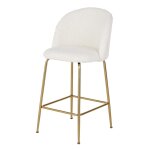 Chaise pour lot central bouclettes blanches h65