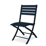 Chaise de jardin pliante en aluminium marine Chaise de jardin pliante en aluminium marine