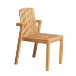 Chaise de jardin en teck massif Chaise de jardin en teck massif