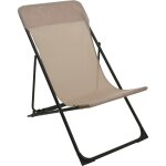 Chaise longue pliante chilienne beige 86x58x90cm Chaise longue pliante chilienne beige 86x58x90cm