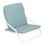 Chaise plage pliante polyester vert Chaise plage pliante polyester vert