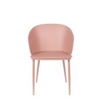 Chaise en plastique rose