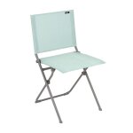 Chaise pliante compacte en acier bleu l50xl49xh87 Chaise pliante compacte en acier bleu l50xl49xh87