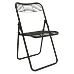 Chaise pliante en métal vieilli Chaise pliante en métal vieilli