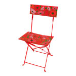 Chaise pliante rouge acier 43 x 46 x 83 cm Chaise pliante rouge acier 43 x 46 x 83 cm