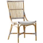 Chaise repas en rotin et fibre synthétique Chaise repas en rotin et fibre synthétique