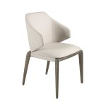 Chaise en simili cuir crème Chaise en simili cuir crème
