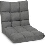 Chaise de sol pliante gris 106x56x12cm Chaise de sol pliante gris 106x56x12cm