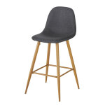 Chaise style scandinave gris anthracite h66 Chaise style scandinave gris anthracite h66
