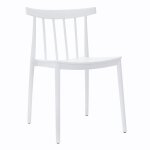 Chaise de terrasse en polypropylne blanche