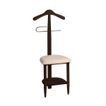 Chaise - valet de nuit en bois de hêtre wengé 105x45x41 cm Chaise - valet de nuit en bois de hêtre wengé 105x45x41 cm