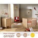 Chambre bébé complète, lit bébé et commode à langer Chambre bébé complète, lit bébé et commode à langer
