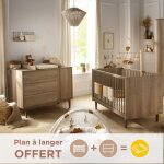 Chambre bébé, lit évolutif et commode à langer Chambre bébé, lit évolutif et commode à langer