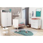 Chambre enfant lit + commode 3 tiroirs et armoire en bois Chambre enfant lit + commode 3 tiroirs et armoire en bois